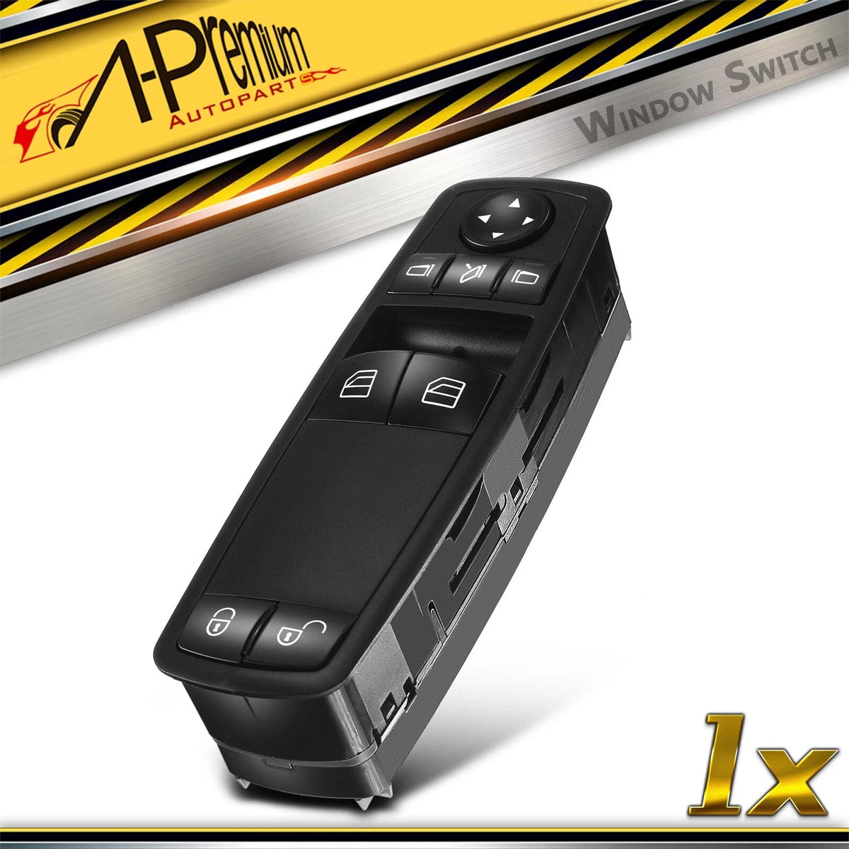 Front Left Power Window Switch for Mercedes-Benz A180 A160 (2013–2015) 1698206510, A1698206510, A1 69 82 06 510
