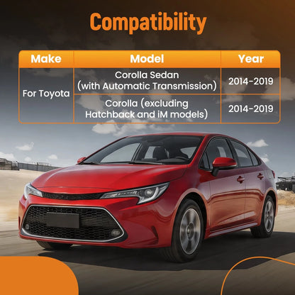 All Weather Floor Mats for Toyota Corolla Sedan (2014–2019) TPE