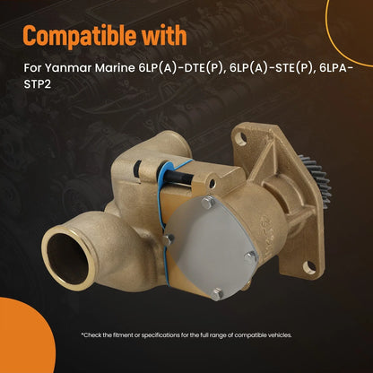 Water Pump for Yanmar 6LP(A)-DTE(P) 6LP(A)-STE(P) (119773-42500, 119773-42501)