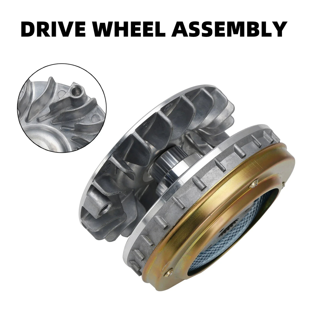 Front Clutch Variator Pulley Set for Linhai 400 420 (2005–2023) 27468 27254