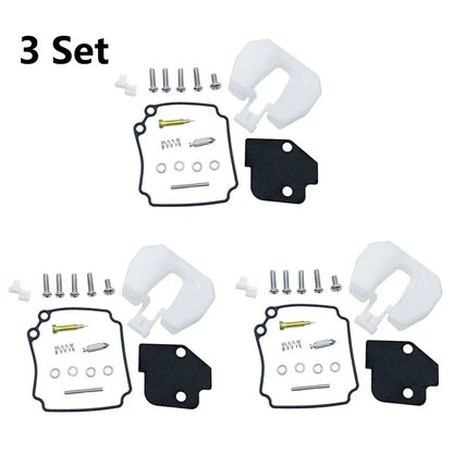 3X Carburetor Repair Kit for Yamaha 2 Stroke 25 30HP (61N-W0093-00)