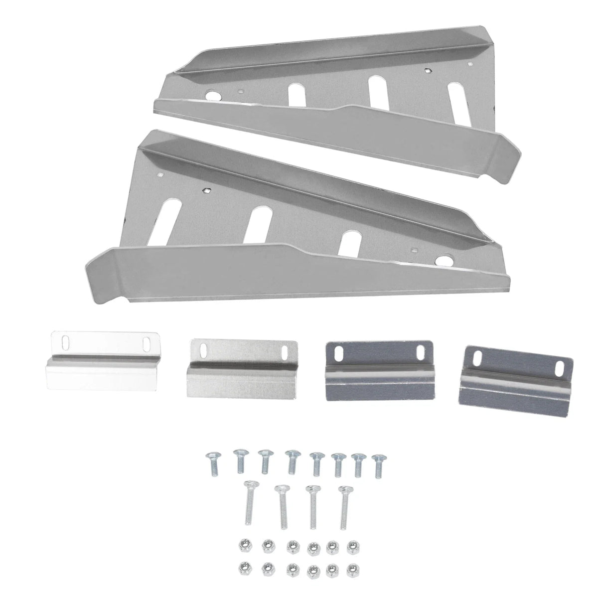 Front Lower A-Arm Guards for Polaris RZR 1000 XP (2014–2018) 1/8" Aluminum Pair