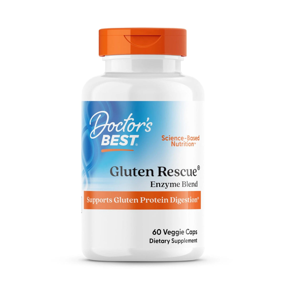 Digestive Enzyme Supplement for Gluten Rescue (60 Count)