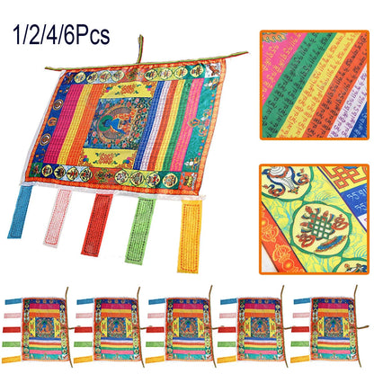 Lucky Tibetan Wind Horse Flag for Buddhism (USA)