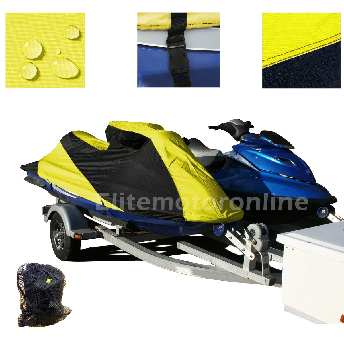 Waterproof Custom Fit Jet Ski Cover for Kawasaki JetSki 750 900 (1993–2002)