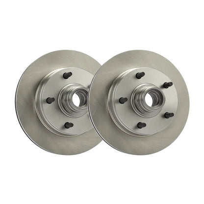 2X Brake Discs Front RWD ABS for E150 Van F150 Truck (18022429, R54013)