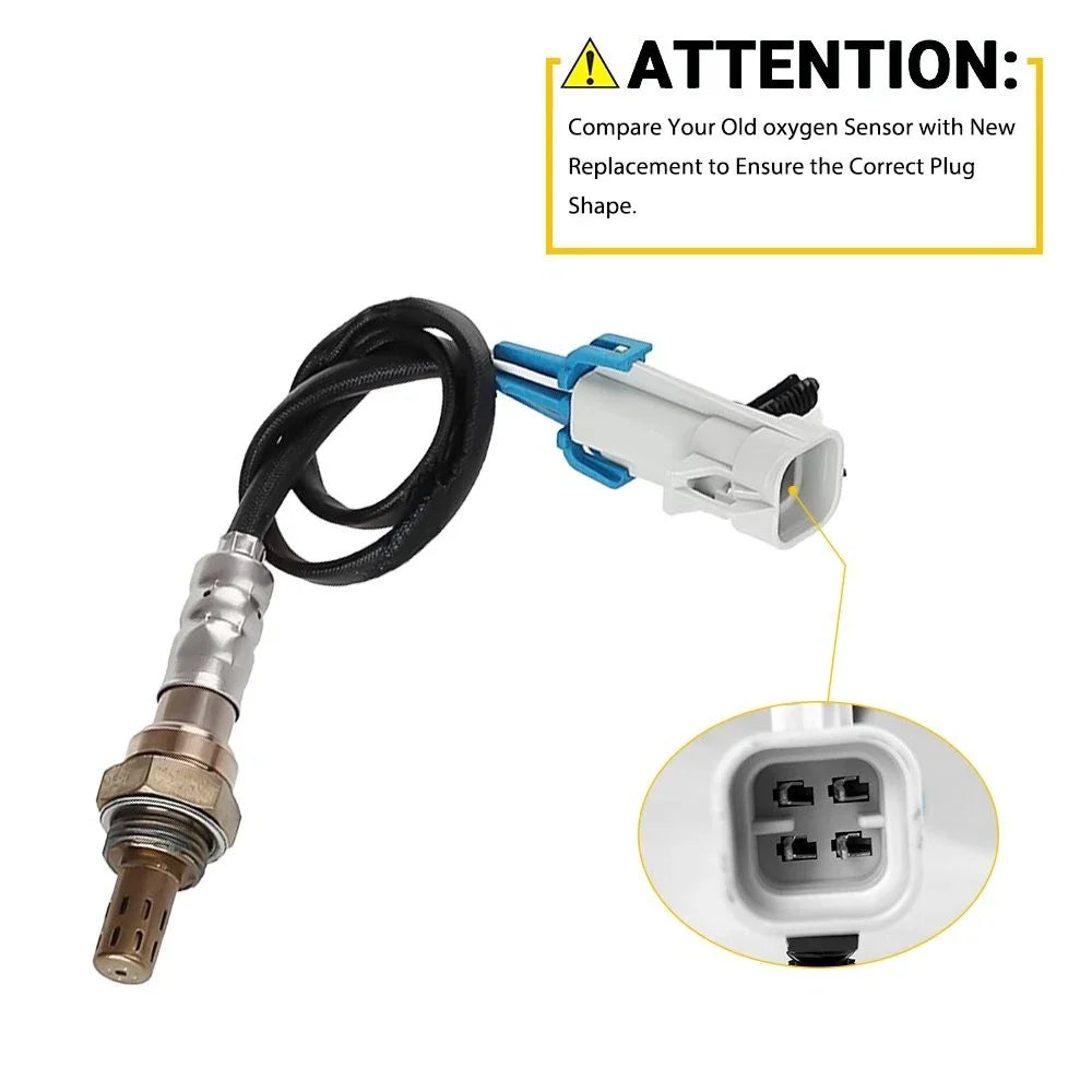 Set of 4 Oxygen O2 Sensors for Chevy Silverado 1500 5.3L (2003–2005)