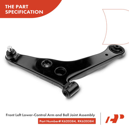 10X Front Control Arm Ball Joint Sway Bar for Mitsubishi Lancer (2003–2007) - 4013A273, 4013A403, MR403419, K620384, K620345, K90247, EV80587, K9863, ES3704, 103-3099