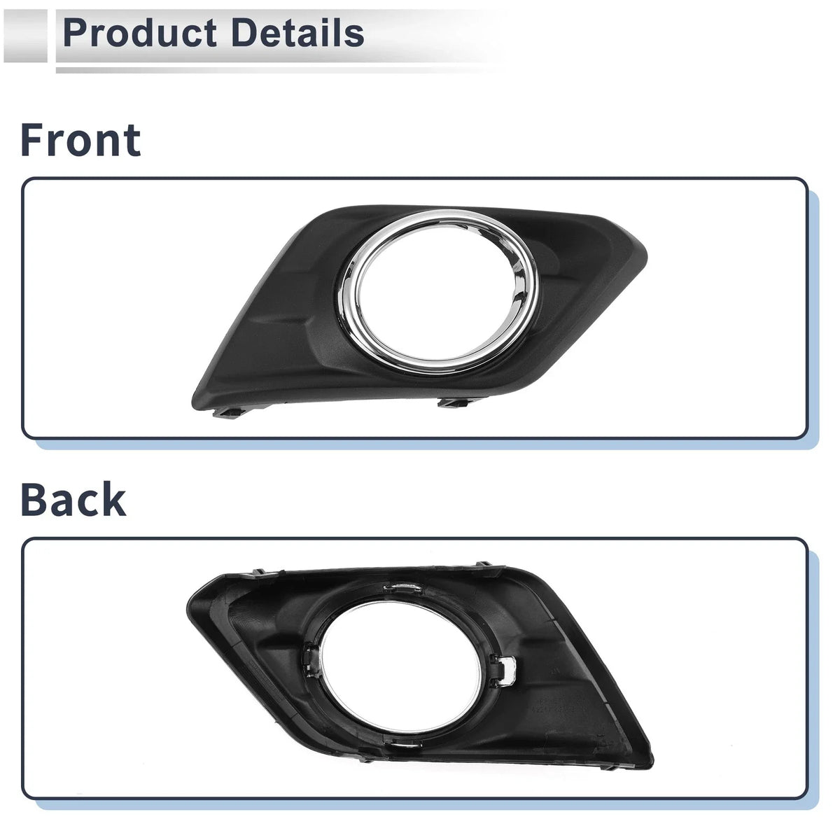 1 Pc Fog Light Grill for Nissan Rogue (2014–2016) No. 622564BA0B