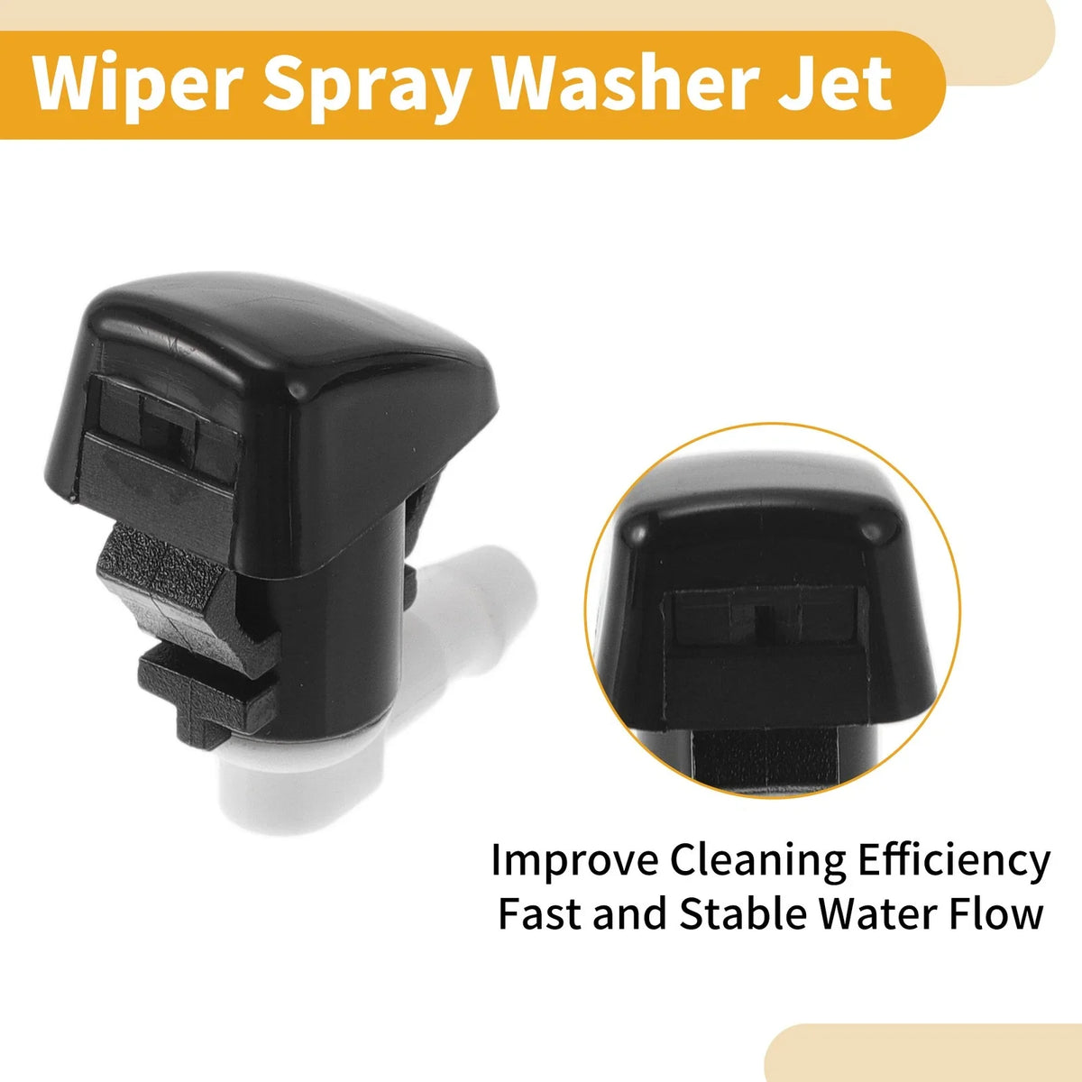 Windshield Washer Nozzle Kit for Ford Fiesta (2011–2022) No.CK4Z17603A, Gaskets