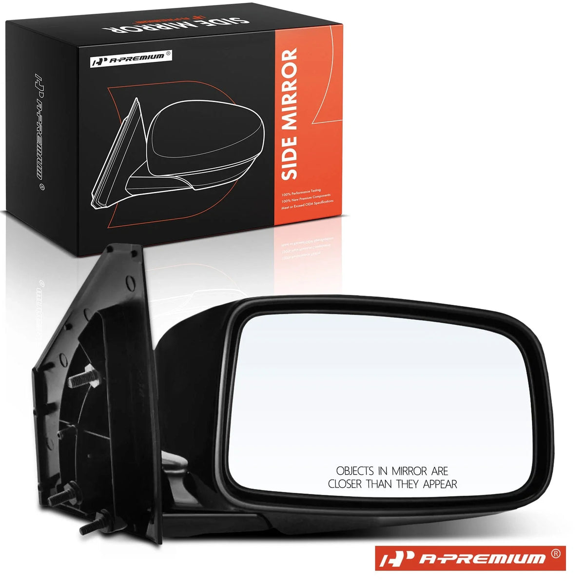 Passenger Mirror for Mitsubishi Lancer (Manual Adjust, Folding)