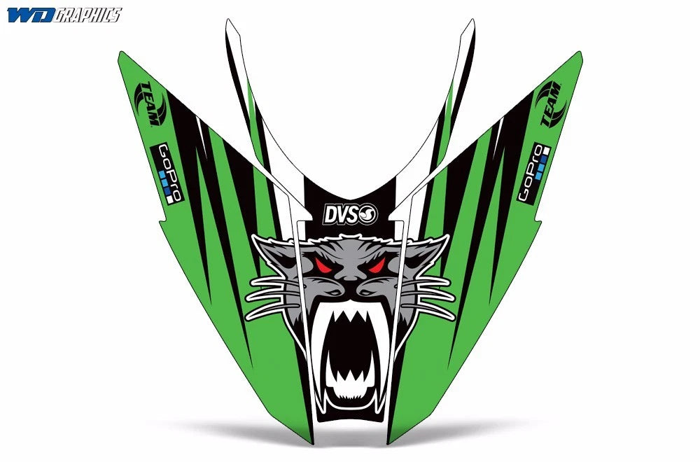 Sled Hood Graphics Decals for Arctic Cat ProCross SnoPro (2012–2016)