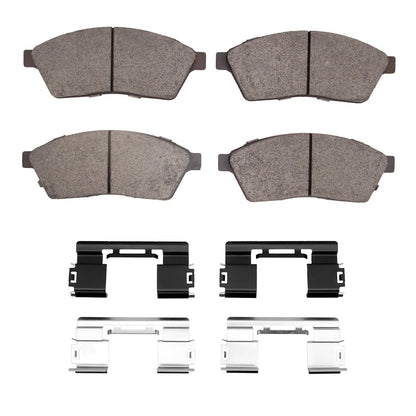 2X Brake Pad Set for Cadillac SRX (2010–2016) 2551-1422-01 With Performance