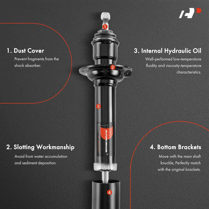 Rear Shock Absorber for Mercedes-Benz W163 ML320 ML350 ML430 (1998–2003) 1633200013, 1633200030, 1633200213, 1633200413, 311995