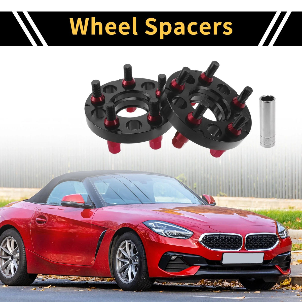2X 5x112mm Wheel Spacers 66.56mm M14x1.25 for BMW Z4 (2019–2023)