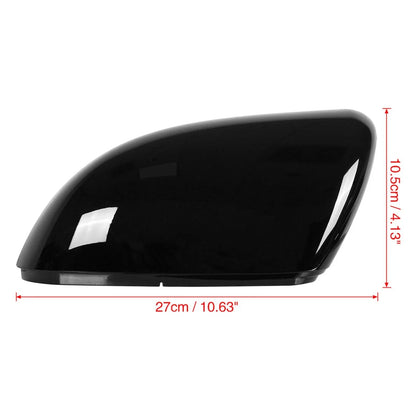 1 Pair Glossy Black Rear View Mirror Cover Caps for Volkswagen Golf 6 (2009–2012)