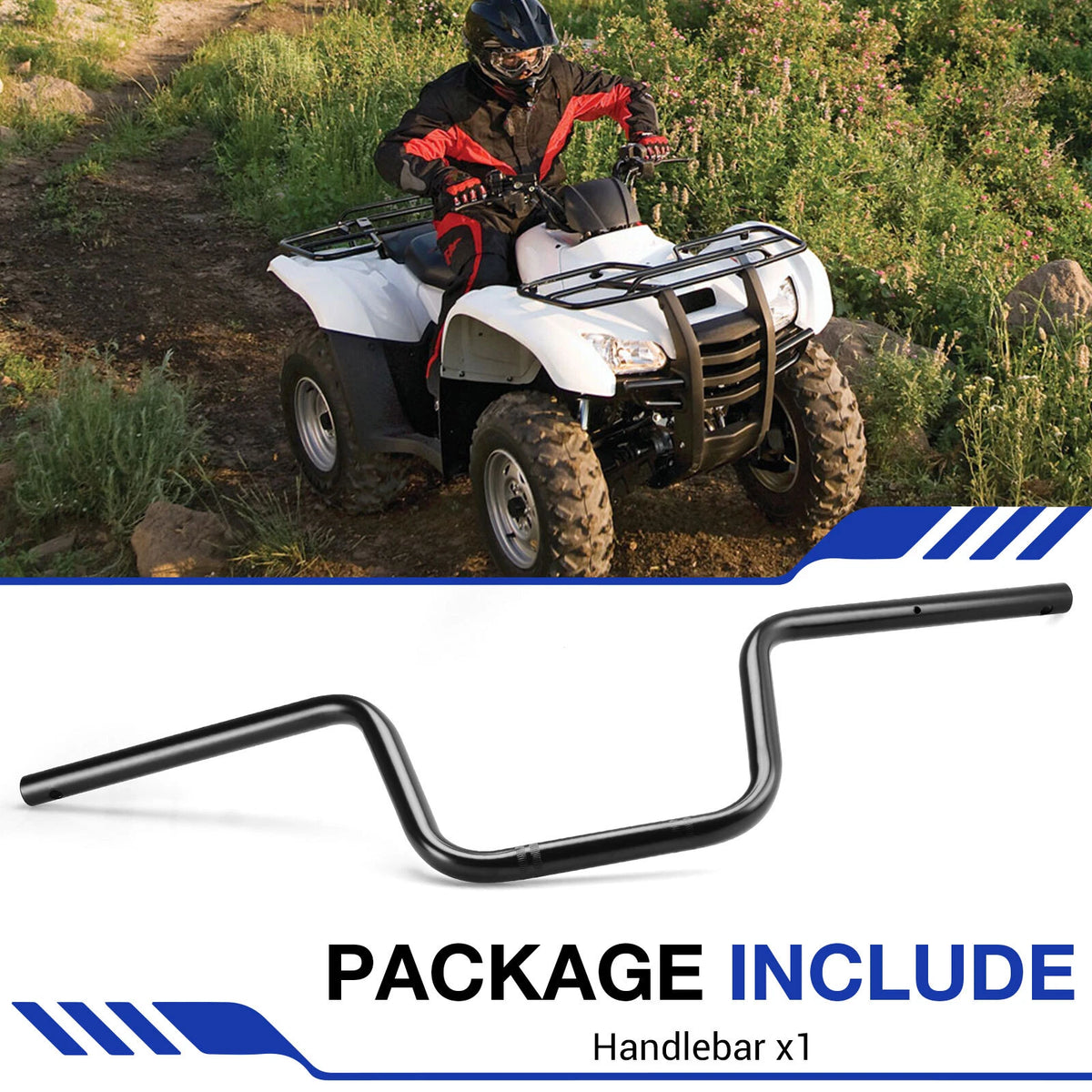 Handlebar for Honda Rancher 420 TRX420FE TRX420FM (2007–2013) 53100-HP5-600
