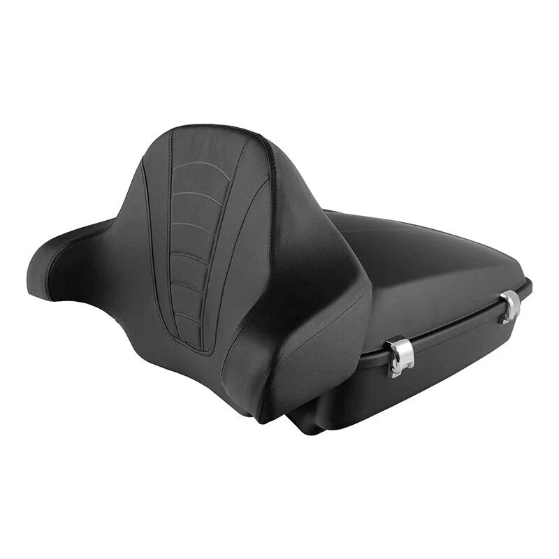 Chopped Trunk Pad Mount Rack for Harley Street Glide (1997–2008) Matte Black