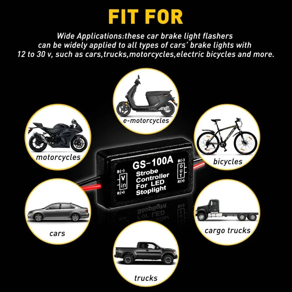 LED Flasher Control Module for Selectable Flash Patterns (12V)