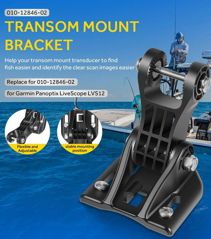 Transducer Mount Bracket for Garmin Panoptix LiveScope LVS12 (010-12846-02)