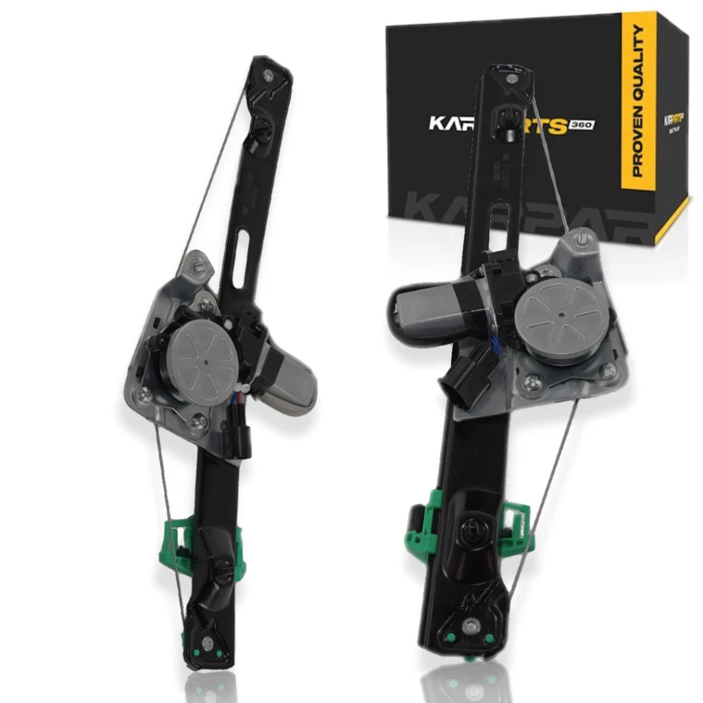 Pair of Power Window Regulators for BMW 328i xDrive (2009–2011) PLX-M0-USA-JRB49170010-CL360A73