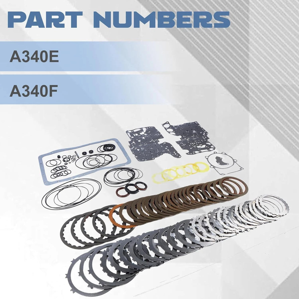 Transmission Rebuild Overhaul Kit for Toyota 4Runner (A340E, A340F, A340H, A343F)
