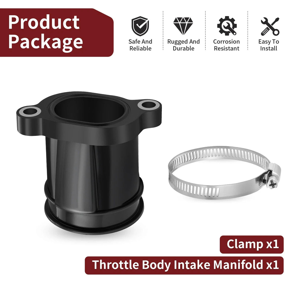 Intake Manifold Carburetor Boot for Polaris Ranger 570 Crew EPS EFI (2014)