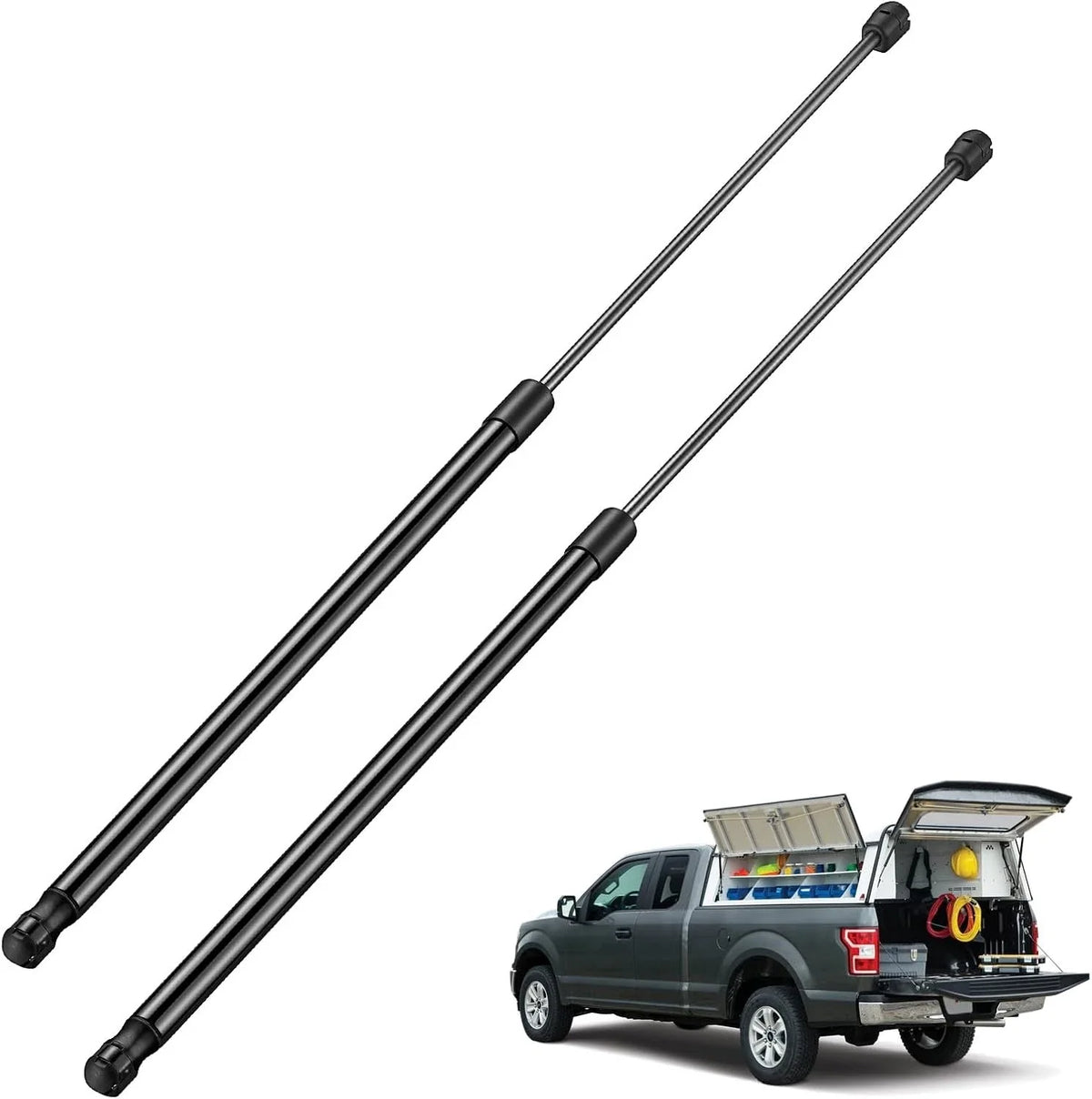 2pc Gas Struts C16-21081 for Toolbox Cabinet Lid (28.9", 115N/26lbs)