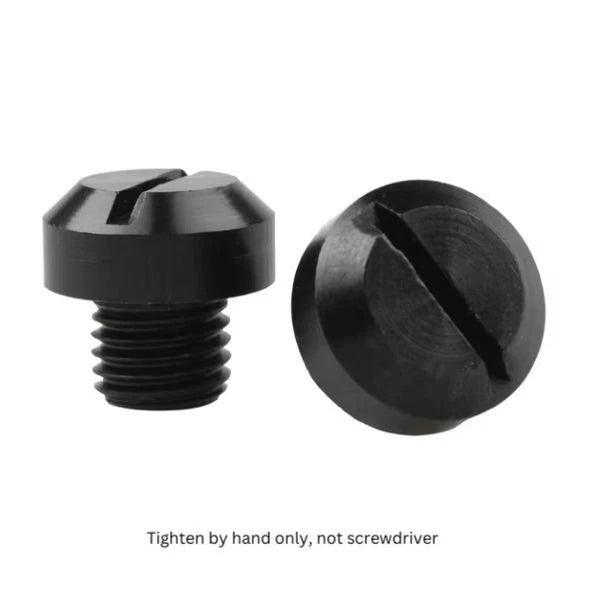 Mirror Blank Plug Caps Black for BMW F 750 850 GS (2018–2023)