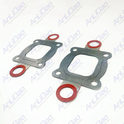 2Pcs Exhaust Manifold Elbow Gasket for MerCruiser V6 V8 (27-864547A02)