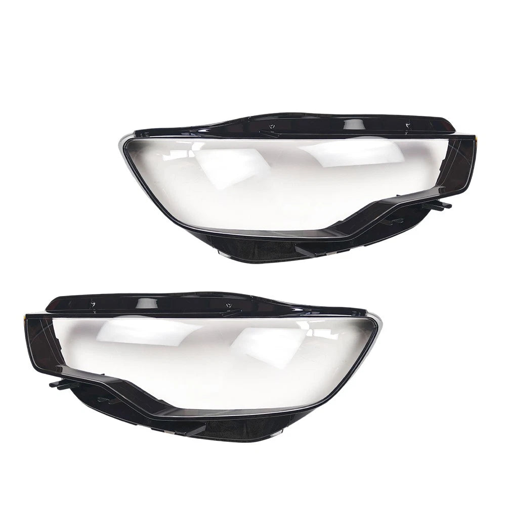 Clear Headlight Lens Covers for Audi A6 C7 (2011–2015) 4G0941044E, 4G0941044B
