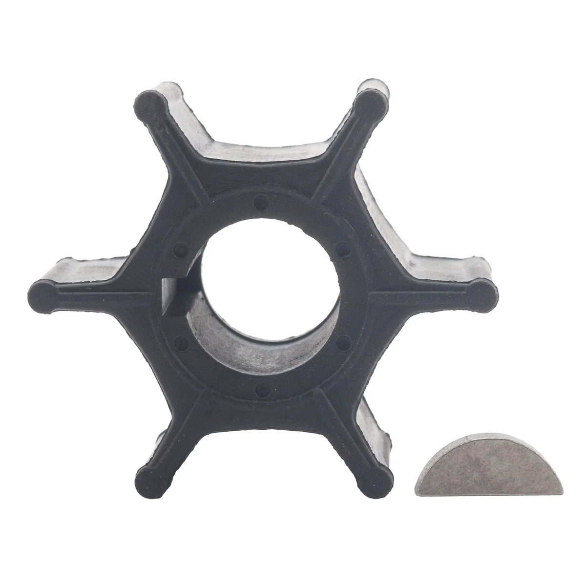 Water Pump Impeller w/Key for Suzuki Outboard 9.9 15 HP (1990–2023) 17461-93901 17461-939L0