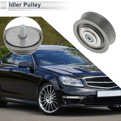 Drive Belt Idler Pulley for Volkswagen Golf (2008–2013) No. 03C145276C Black