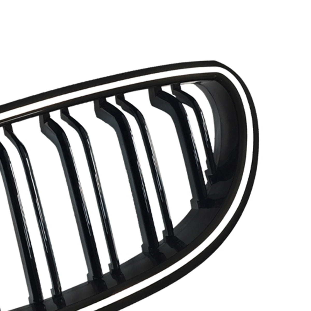 2X Glossy Black Front Sport Kidney Grille for BMW E60 E61 (2004–2009) Grille-294-A