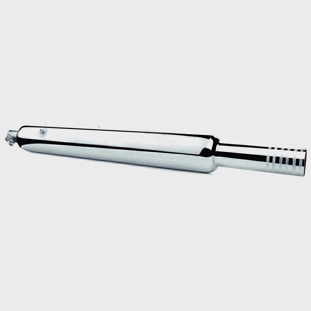 Chrome Long Silencer Exhaust for Royal Enfield Bullet 500cc 350cc