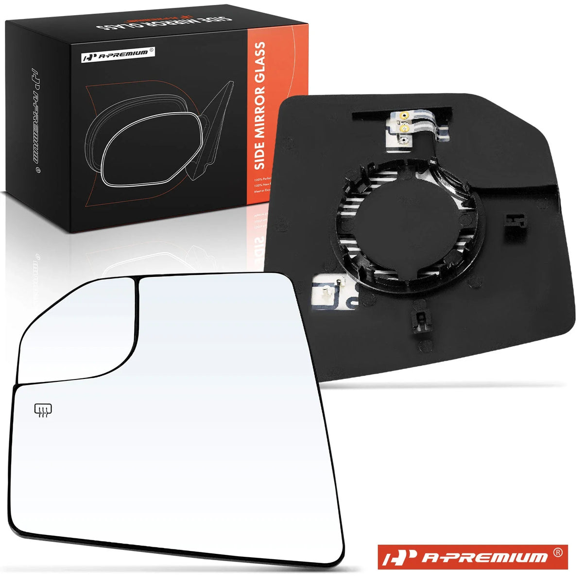 Driver Power Mirror Glass with Spotter Glass for Ford F-150 (2018–2020)