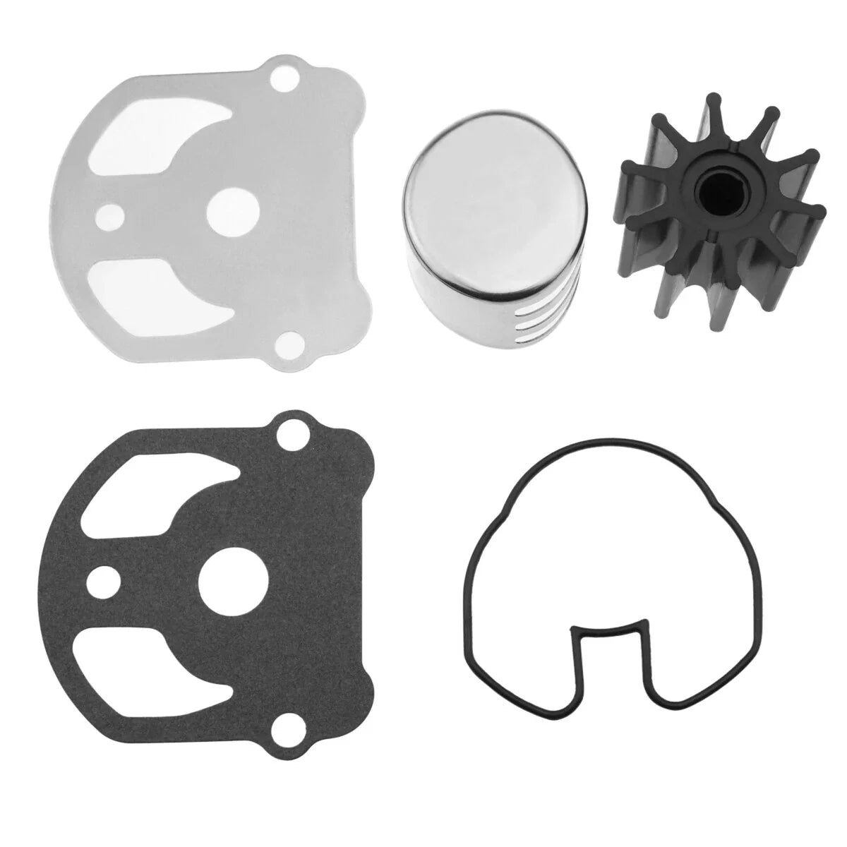Water Pump Impeller Kit for Johnson Evinrude OMC Cobra Drives (Marine)