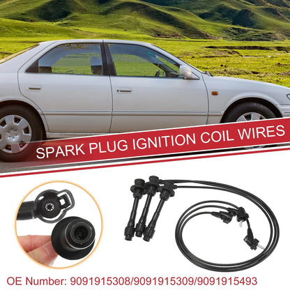 3X Spark Plug Wire Ignition Coil Cable No.9091915495 for Lexus ES300 (1997–2001)