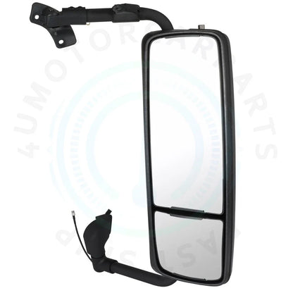 Passenger Side Towing Mirror for Volvo VNL (2004–2017) - Black Textured