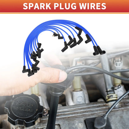 10X Spark Plug Wire Ignition Coil Cable for Ford F-150 (1979–1995) 5.0L 5.8L