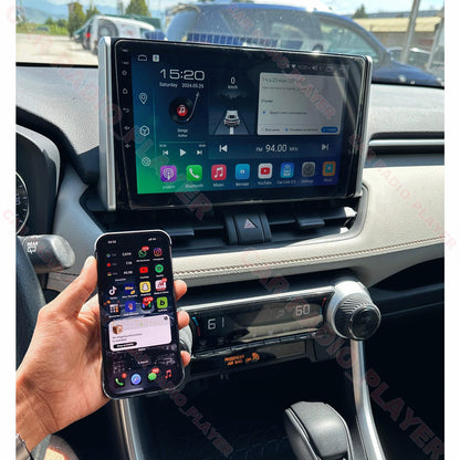 10.1" Android Car Stereo Radio Carplay QLED DSP for Toyota RAV4 (2018–2020)