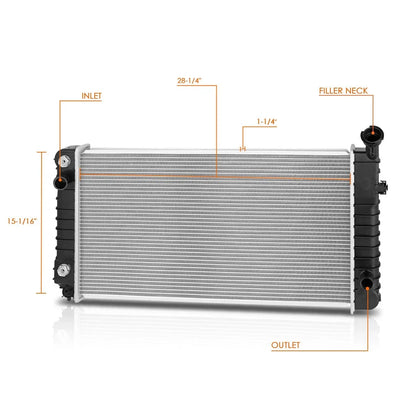 OE Style Aluminum Radiator DPI-1216 for Lumina/Cutlass Supreme/Grand Prix (1991–1994)