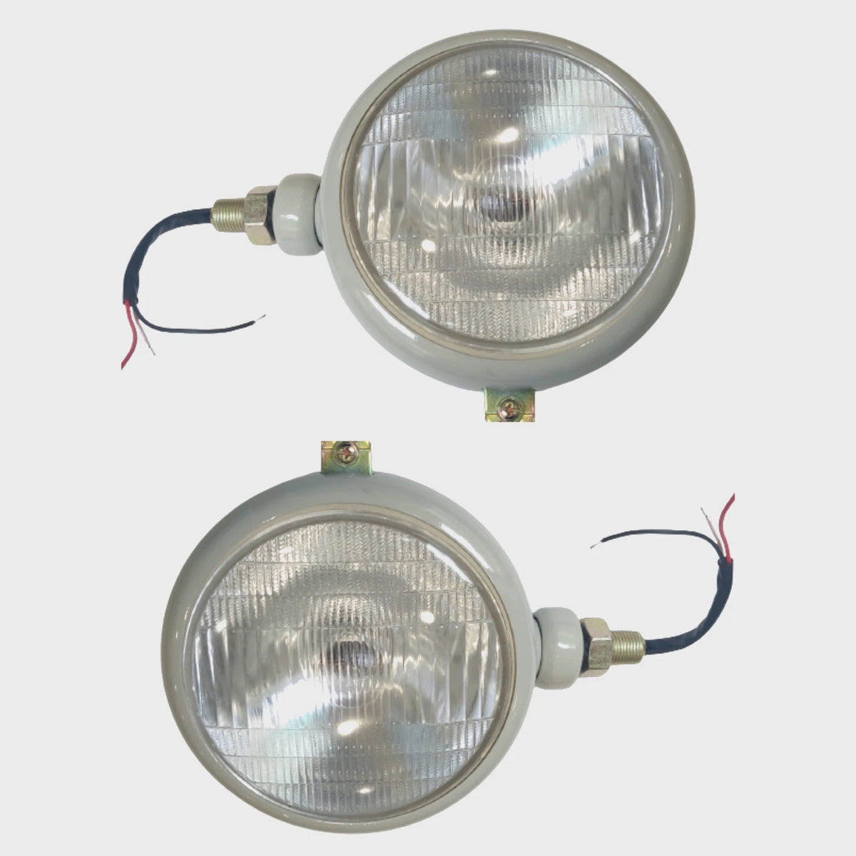 Set of 2 Head Lamps for Ford 2N 8N 9N 600 800 NAA