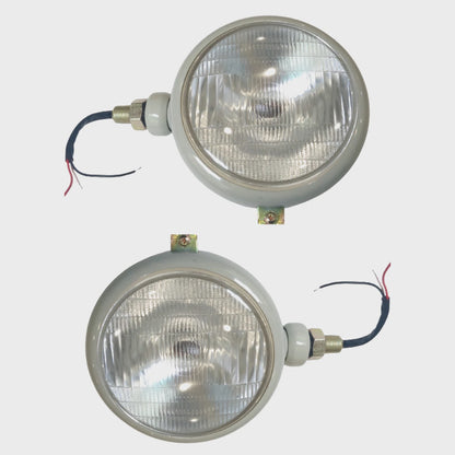 Set of 2 Head Lamps for Ford 2N 8N 9N 600 800 NAA
