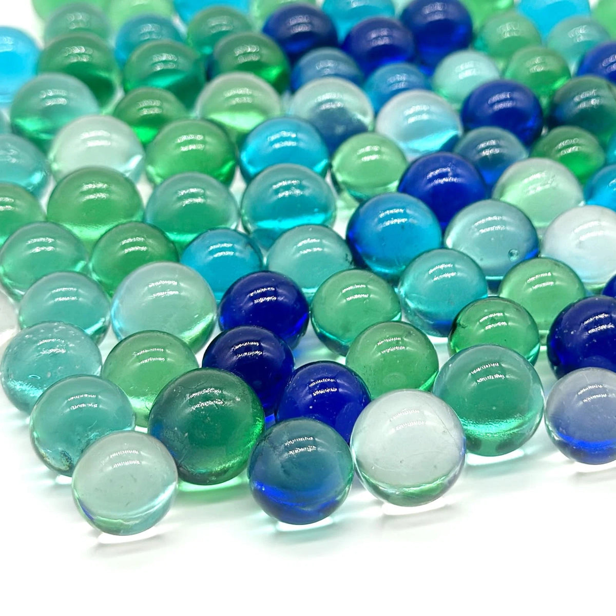 97Pcs Glass Beads Mixed Sizes 14mm & 16mm for Jewelry Making
