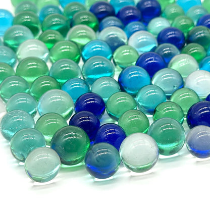 97Pcs Glass Beads Mixed Sizes 14mm & 16mm for Jewelry Making