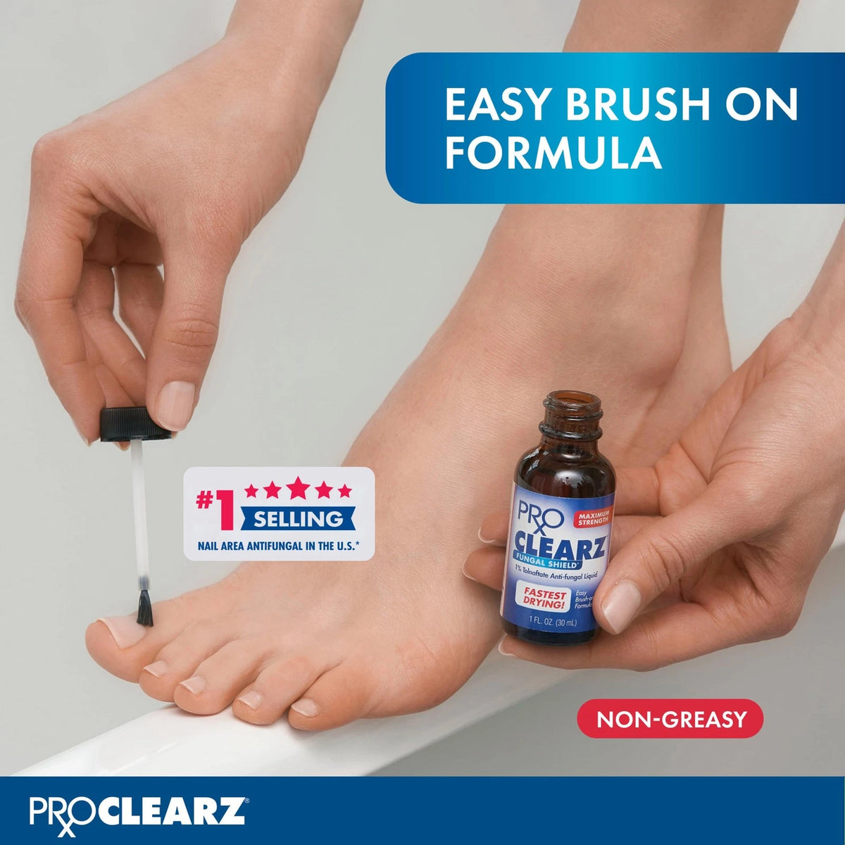 2X ProClearz Fungal Shield Maximum Strength Brush-On (1 Fl Oz)