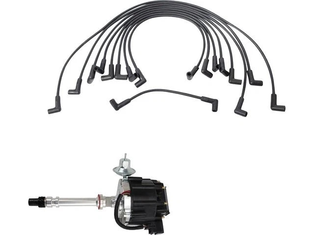 Set of 4 Ignition Distributor & Spark Plug Wires for GMC K25 (1977–1978) 37162FZMC