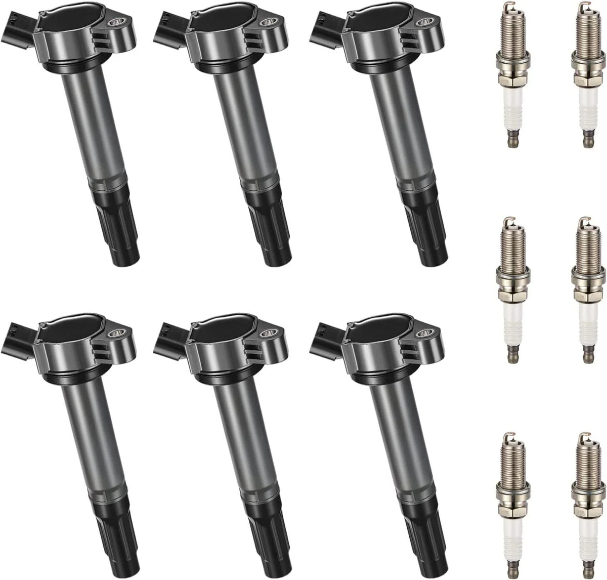 6x Ignition Coils + Spark Plugs for Toyota RAV4, Camry V6 3.5L, Avalon 2.5L UF487