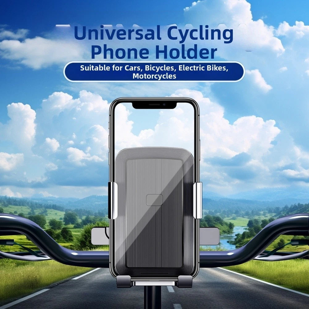 Motorcycle Phone Mount with 360 Degree Rotatable Holder